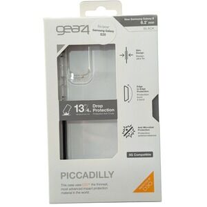 F1. Gear4 Piccadilly Case for Samsung Galaxy‎ S20 (2020 6.2") - Clear/Black